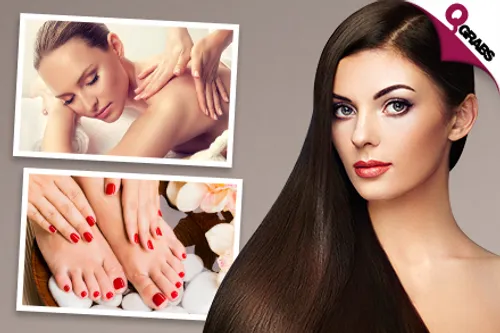 From QR110 Get Pampered with Threading, Hairwash / Blowdry, Hair Color, Mani / Pedi, Protein & Collagen Treatment OR Massage Packages! (Up to QR1260 Value)